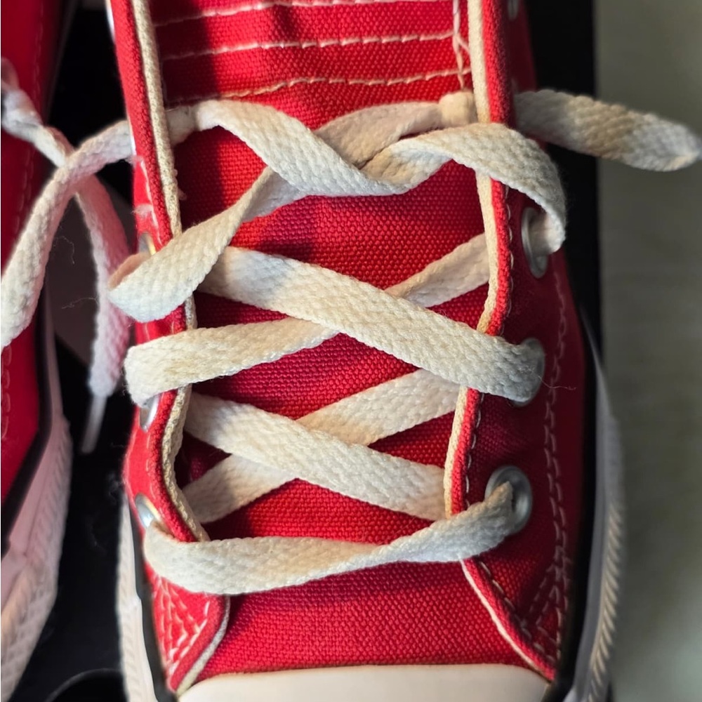 Converse All Star Street Slip On Unisex Kids Classic Red Sneakers - Picture 15 of 16